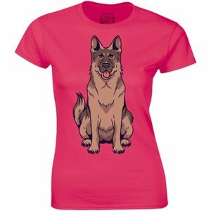 German Shepherd Pet T-Shirt Dog Lover T-shirt Tees